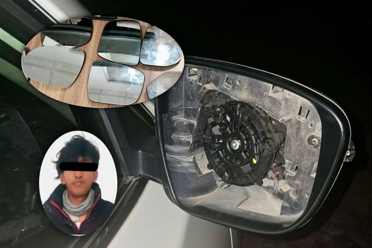 Cae ladrón de autopartes en Pachuca
