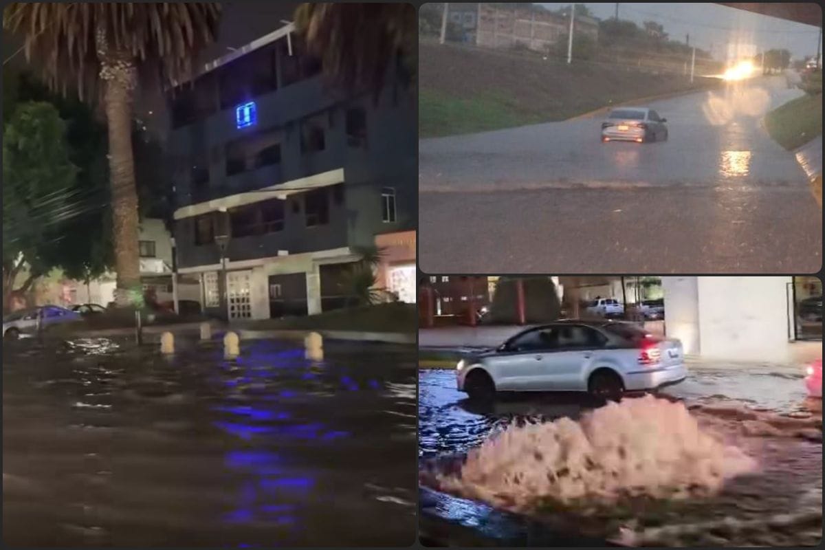 Aguacero colapsa a Pachuca... otra vez (fotos)