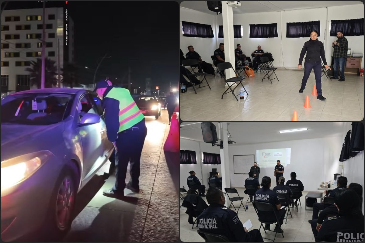 Capacitan a elementos del alcoholímetro en Pachuca para que operativos sean más respetuosos y humanos
