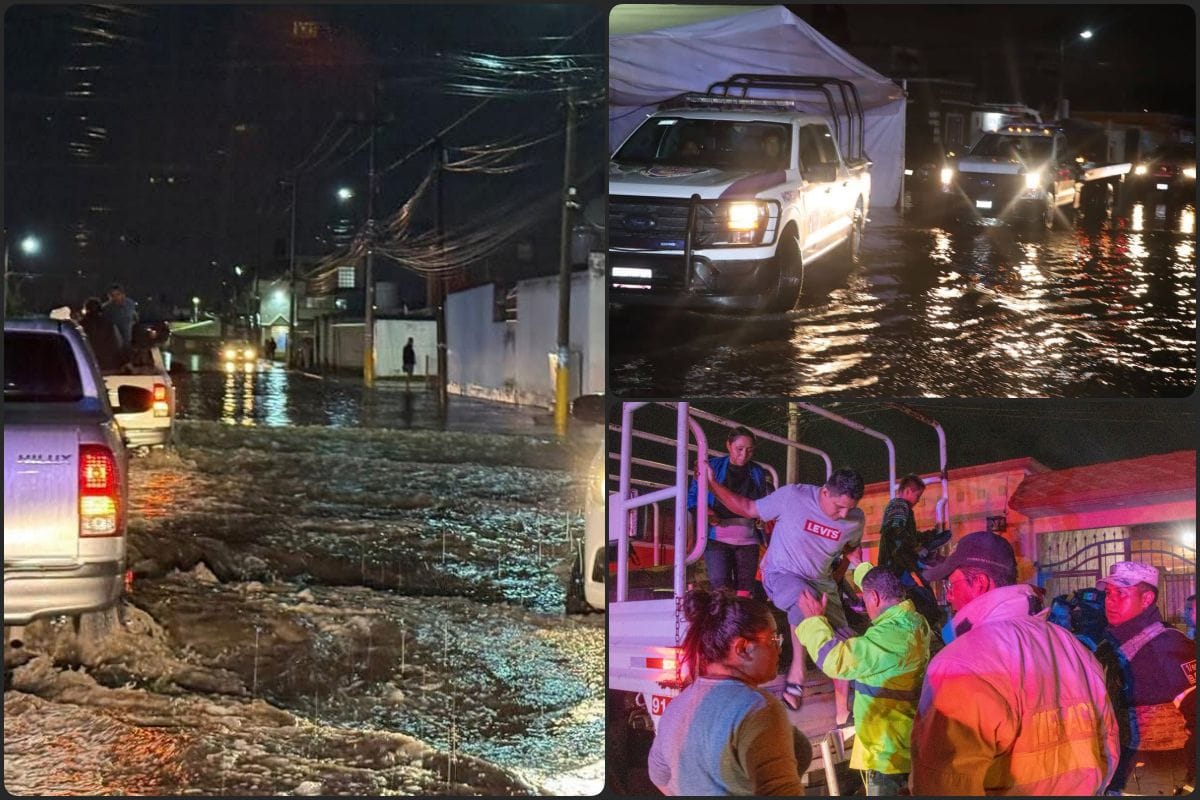Habilitan tres albergues en Pachuca para damnificados por desbordamiento del Río de las Avenidas