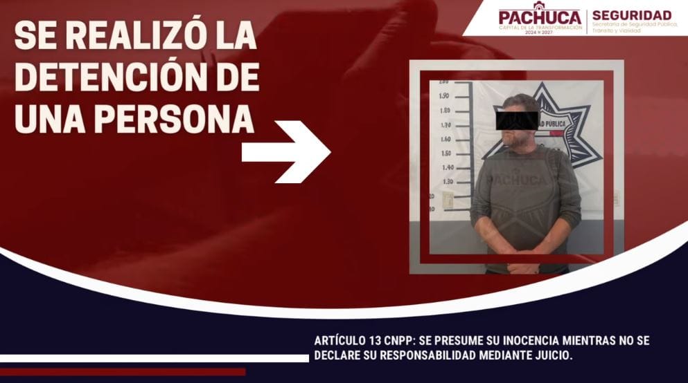 Detienen a hombre que agredió a automovilistas en Pachuca; trascendió que tiene antecedentes psicóticos 4 Detienen a hombre que agredió a automovilistas en Pachuca; trascendió que tiene antecedentes psicóticos