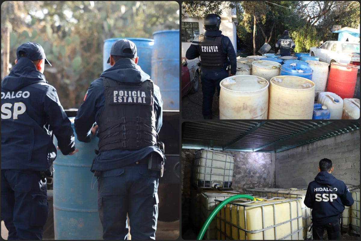 Ya se cuentan por millones los litros de huachicol recuperados en Hidalgo