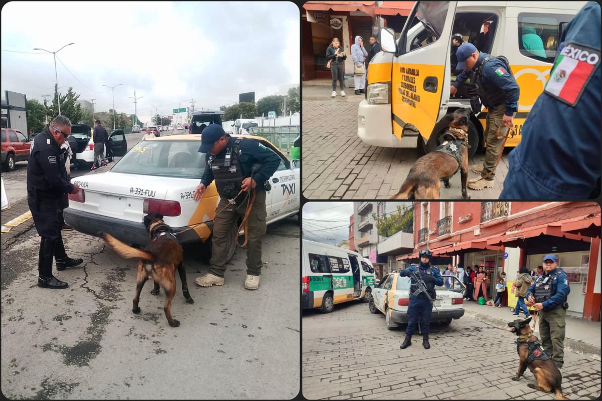 Aplican operativo al transporte público en puntos conflictivos de Pachuca