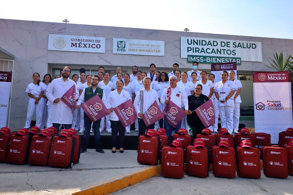 Salud Casa por Casa: Hidalgo participó en el arranque del programa que atendrá a personas vulnerables en todo México