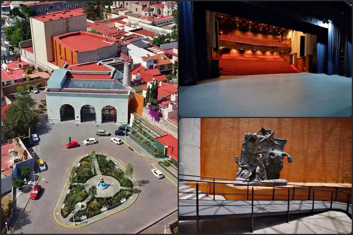 Presentan resultados de la rehabilitación del Teatro San Francisco de Pachuca