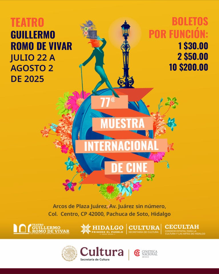 Llegará a Pachuca la 77.ª Muestra Internacional de Cine de la Cineteca Nacional
