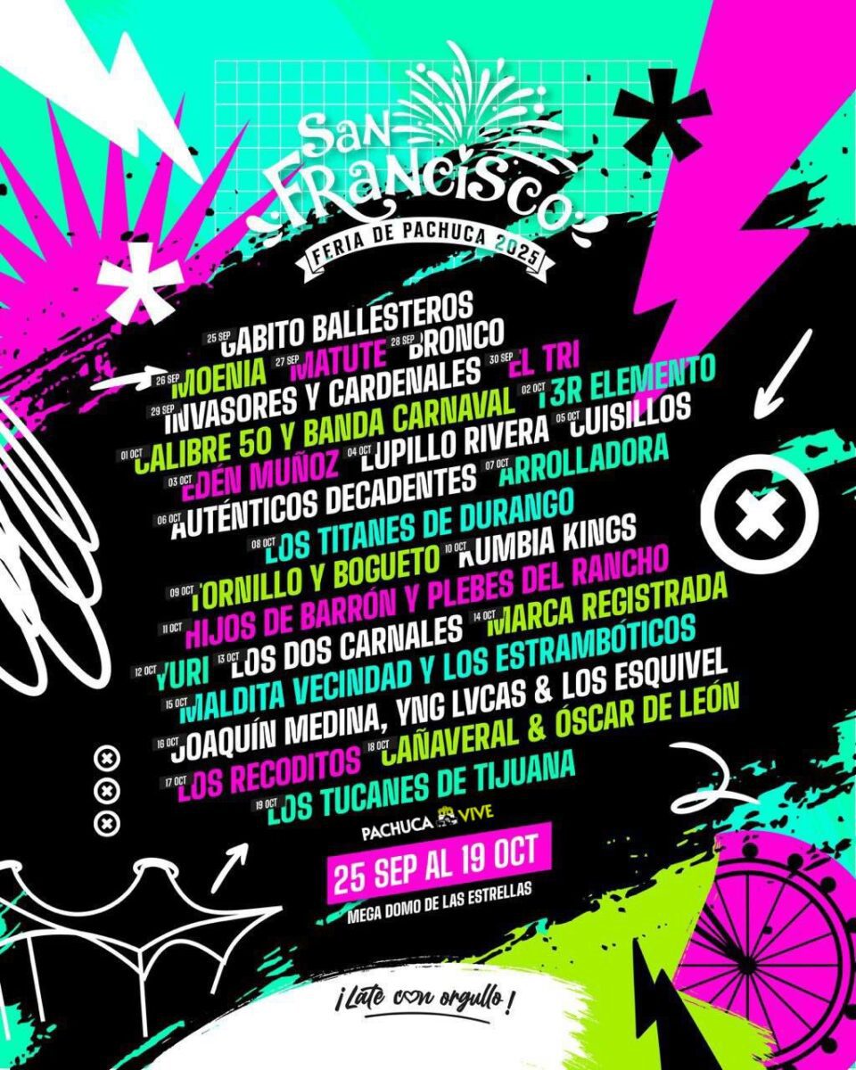 Presentan la Feria de San Francisco Pachuca 2025; así será el Teatro del Pueblo