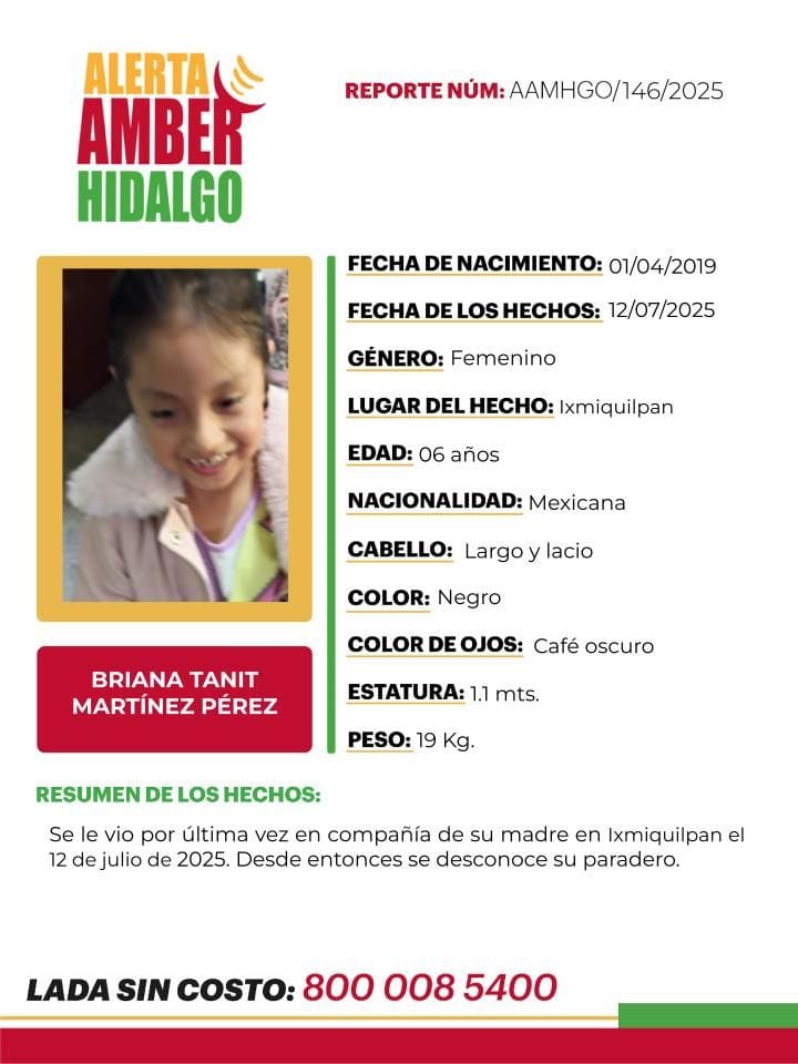 Activan Alertas Amber por la desaparición de dos hermanitos en Hidalgo