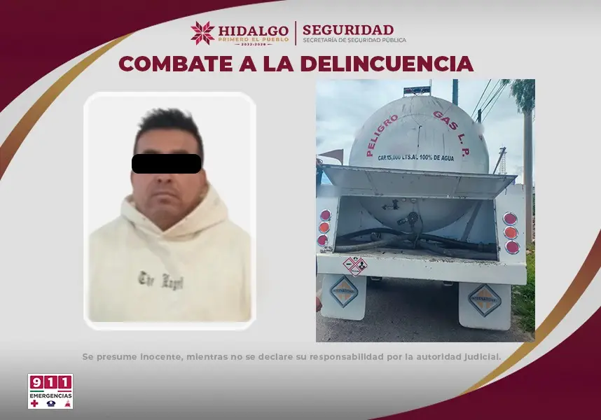 Aseguran unidad que trasladaba 15 mil litros de combustible ilegal en Pachuca