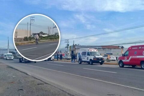 Hombre fallece atropellado tras ser captado corriendo entre los autos en la Pachuca-Sahagún