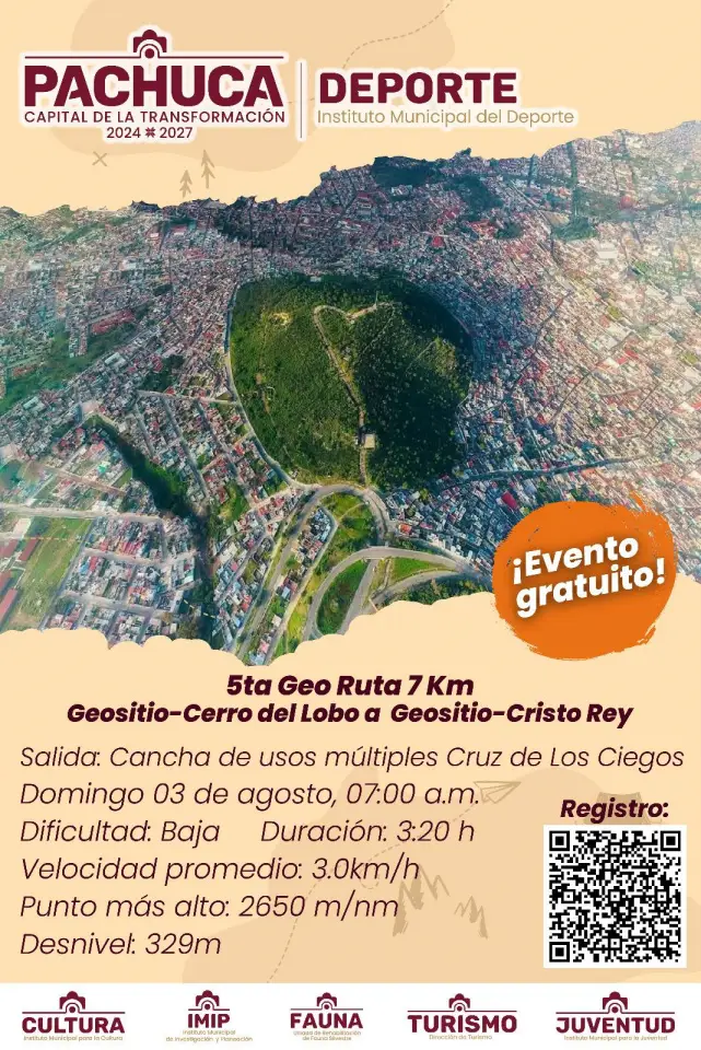 Invitan a la 5.ª caminata 'Geoparque Comarca Minera', en Pachuca