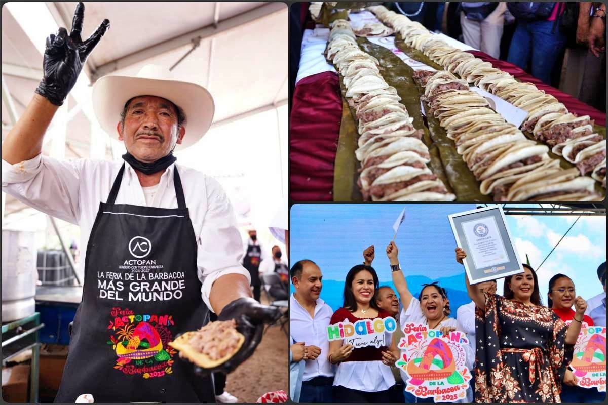 Rompen récord mundial durante la Feria de la Barbacoa en Actopan
