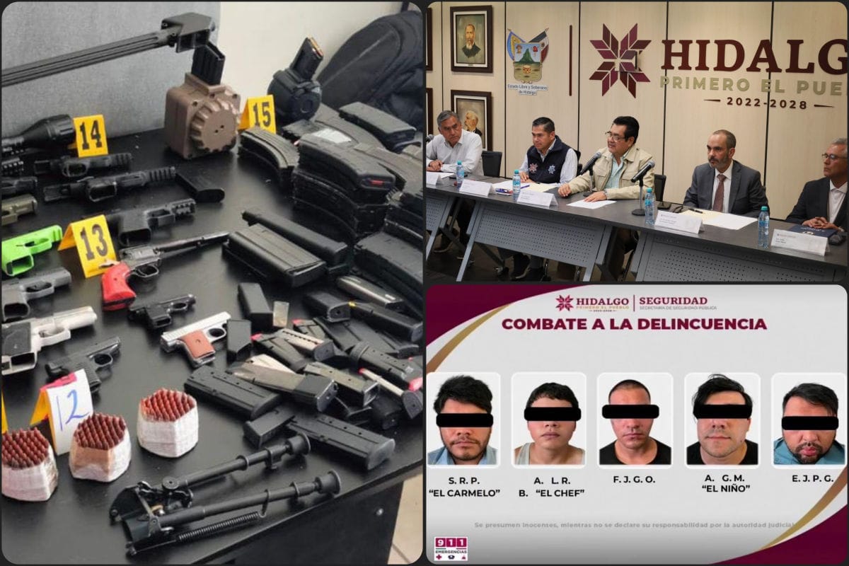 Celebra Gabinete de Seguridad importante golpe a grupo delictivo en Hidalgo sin realizar un solo disparo