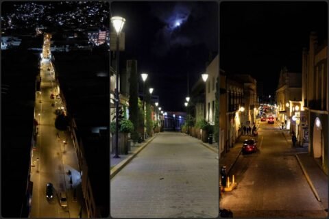 Renuevan más de un kilómetro de luminarias con luz cálida en el centro de Pachuca