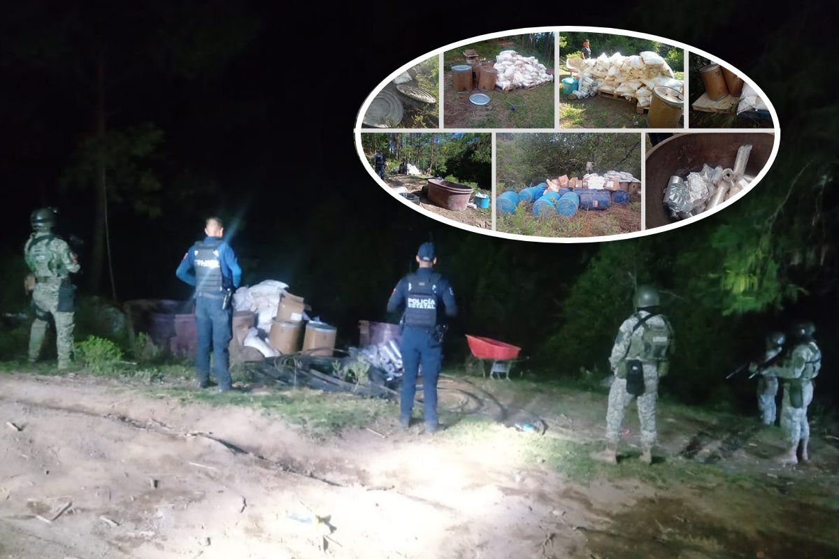 Impide la SSPH instalación de narcolaboratorio en bosque de Hidalgo