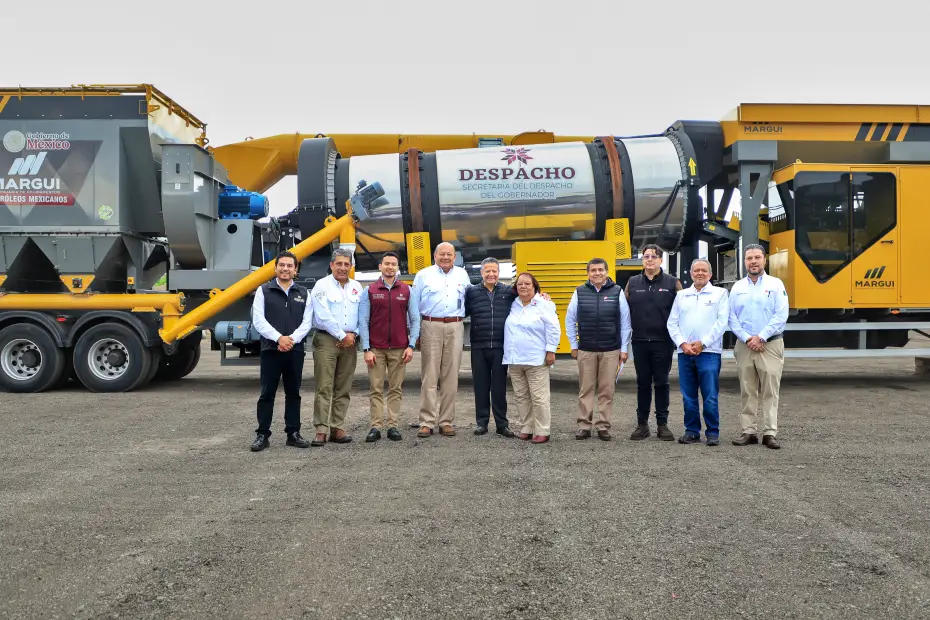 Nueva planta de asfalto donada por Pemex ayudará a mejorar vialidades de Hidalgo 4 Nueva planta de asfalto donada por Pemex ayudará a mejorar vialidades de Hidalgo