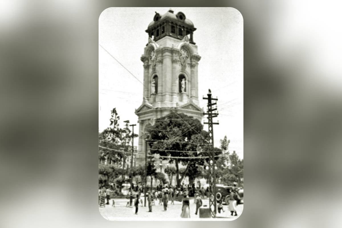 El Reloj de Pachuca hace 105 años