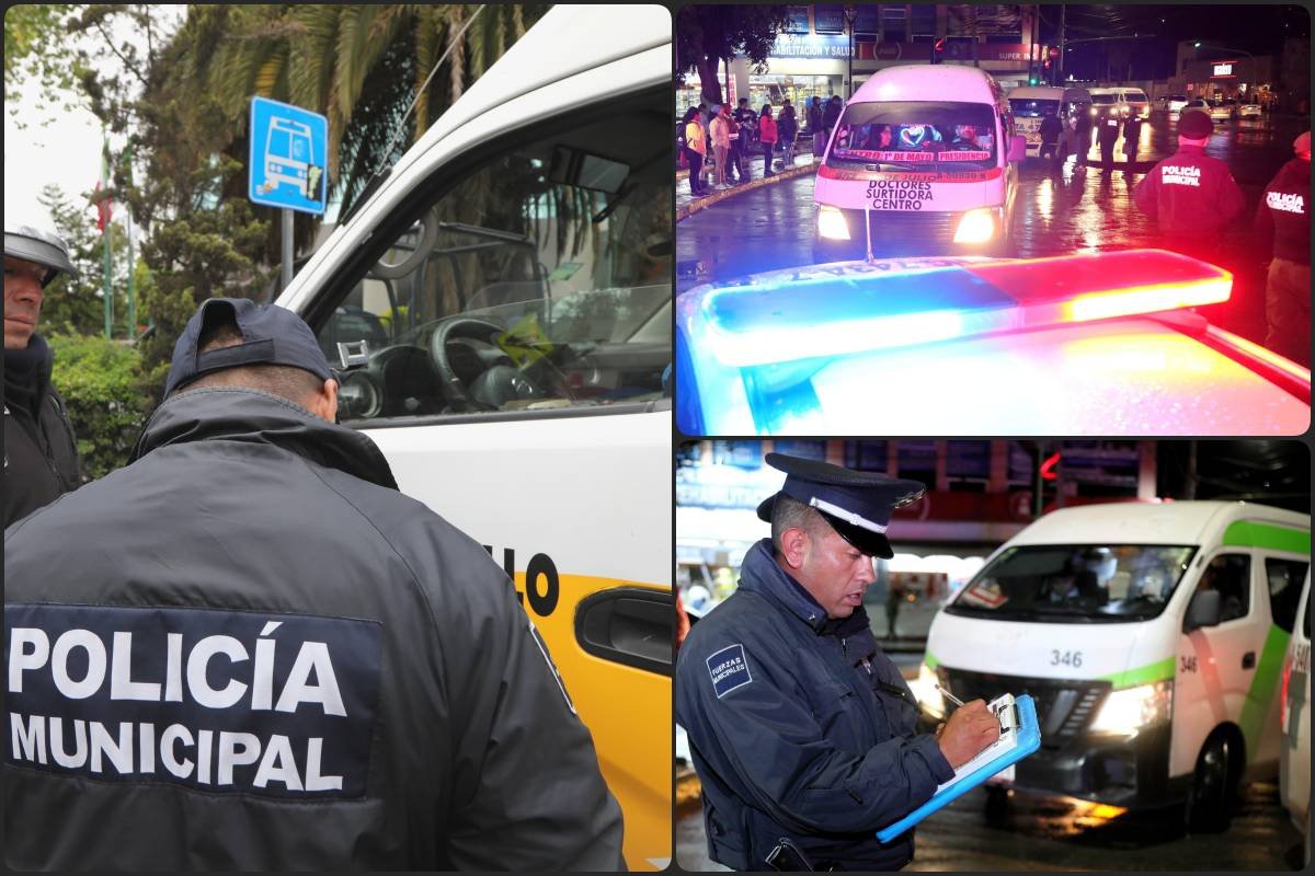Así de mal andan: el 25% del transporte público inspeccionado en Pachuca acaba infraccionado