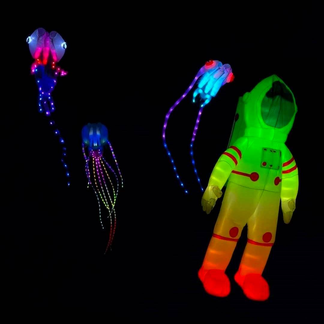El cielo de Chilcuautla se iluminó con uno de los festivales de papalotes más bellos del país | FOTOS