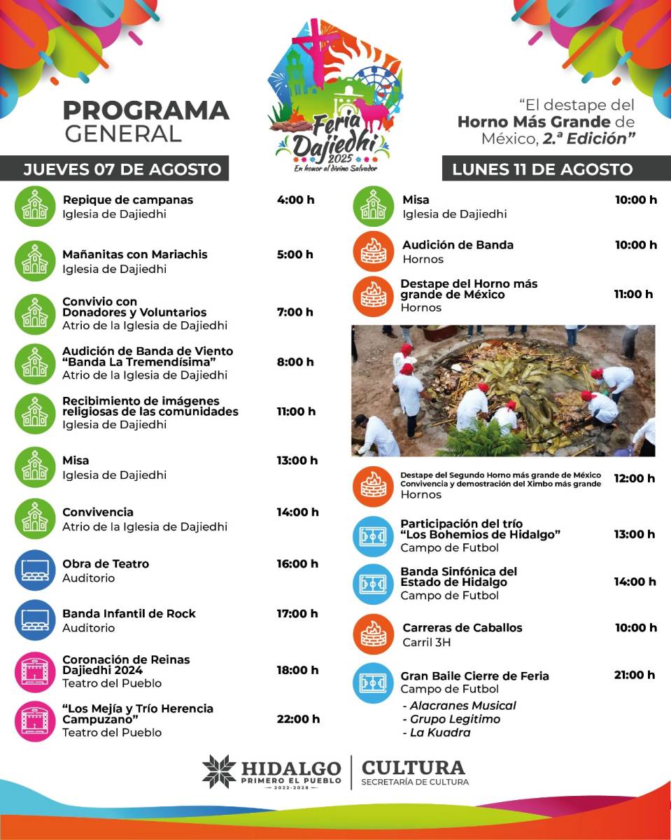 Habrá barbacoa gratis en esta feria hidalguense que tendrá el horno más grande de México