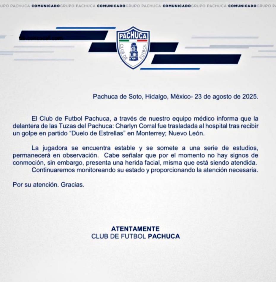 Informan el estado médico de Charlyn Corral tras el dramático golpe sufrido en el 'Duelo de las Estrellas'