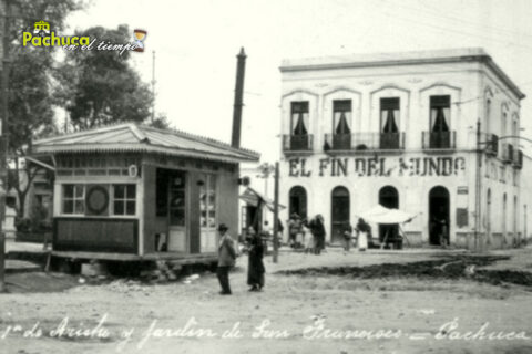 Pachuca en el tiempo: el jardín Colón hace 100 años