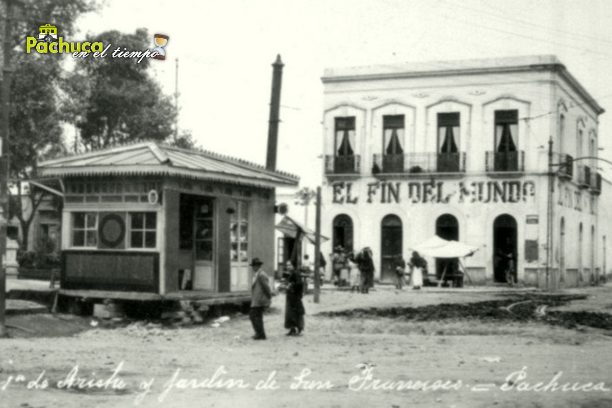Pachuca en el tiempo: el jardín Colón hace 100 años