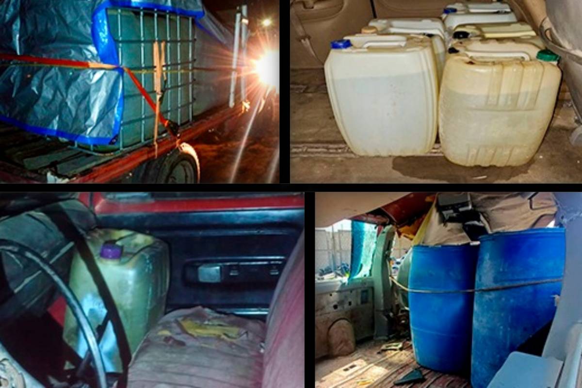 Hallan camioneta huachicolera abandonada en Pachuquilla