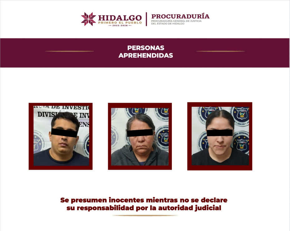 Atrapan en Pachuca a integrantes de una celula delictiva que azota a la CDMX