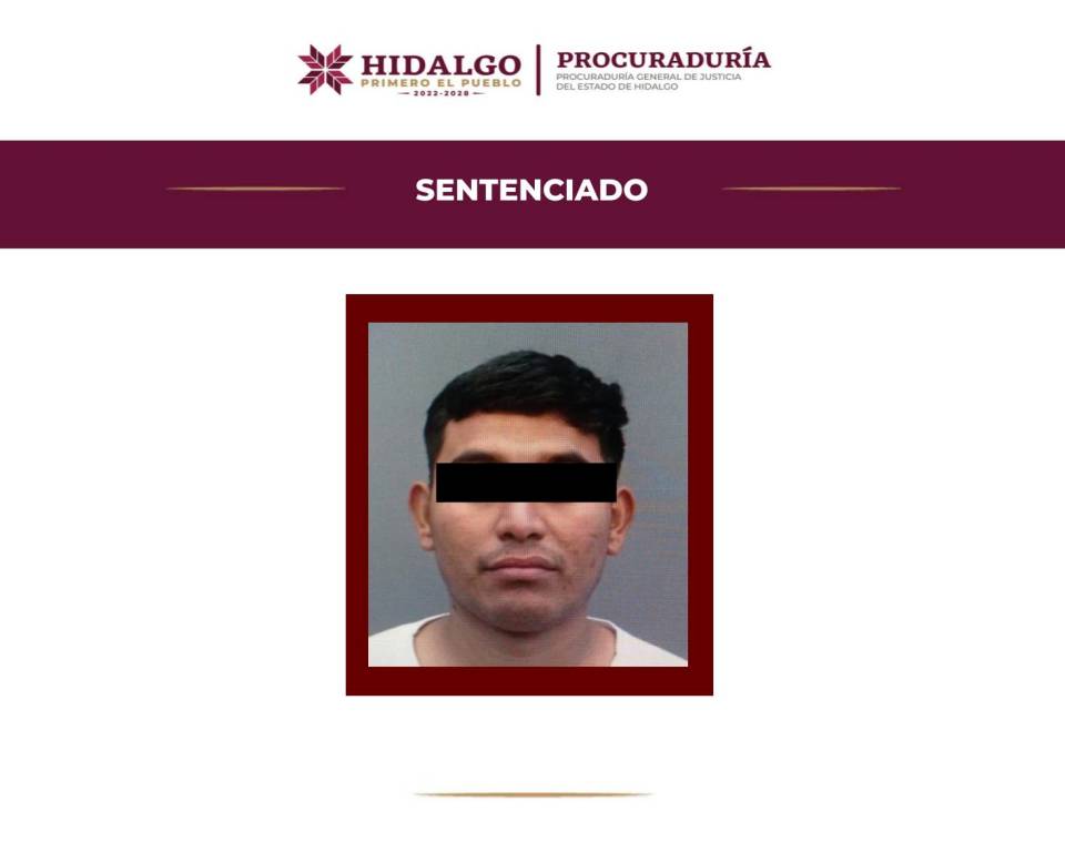 Dictan histórica sentencia de medio siglo de prisión a feminicida en Hidalgo, la pena máxima