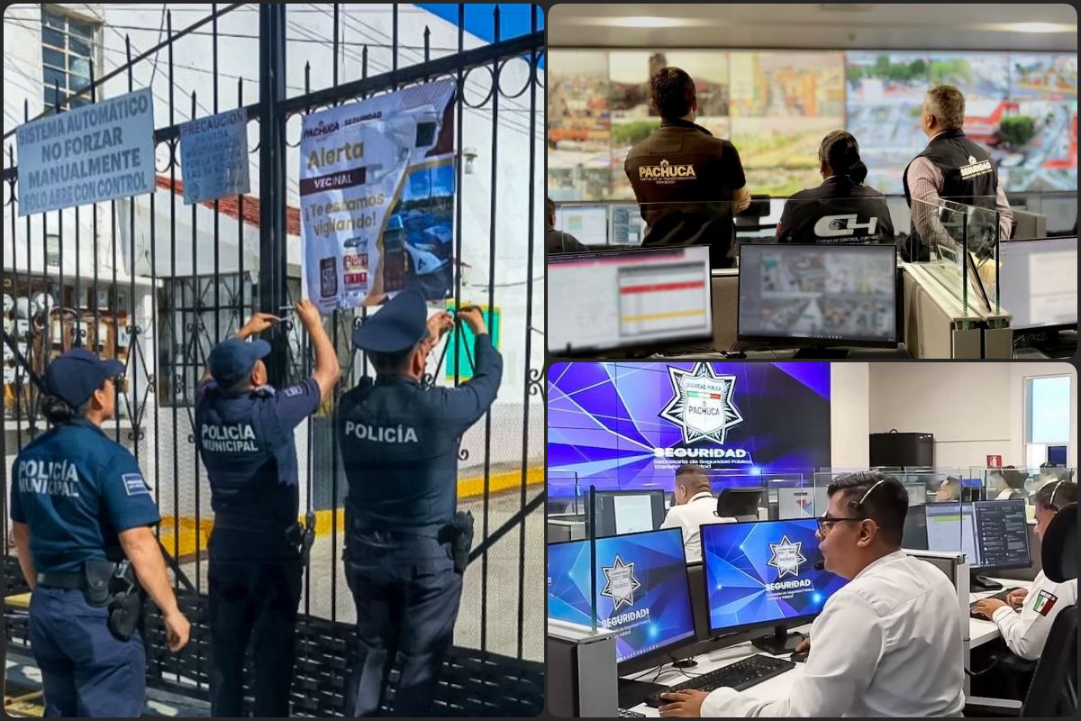 Aumentan cobertura de videovigilancia y monitoreo de seguridad en Pachuca