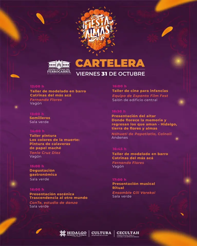 Una 'Fiesta de las Almas' se vivirá en el Centro Cultural del Ferrocarril