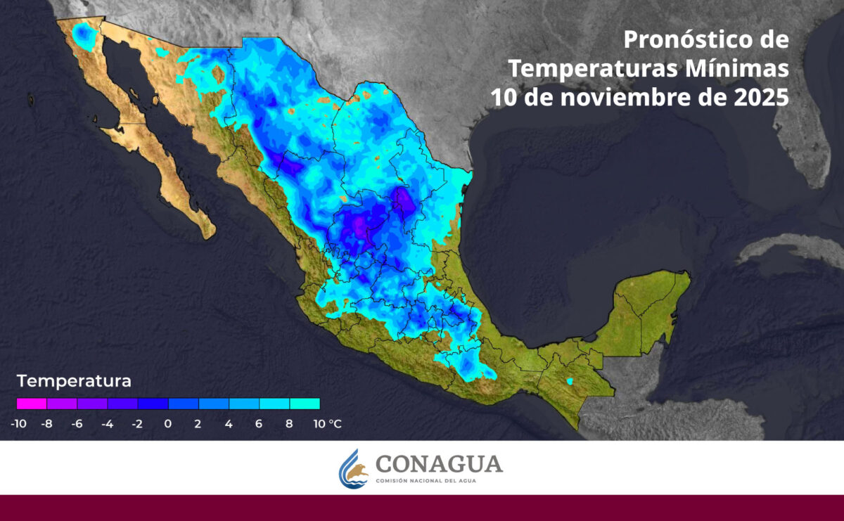 Llega a Hidalgo masa de aire ártica del Frente Frío 13 con condiciones invernales