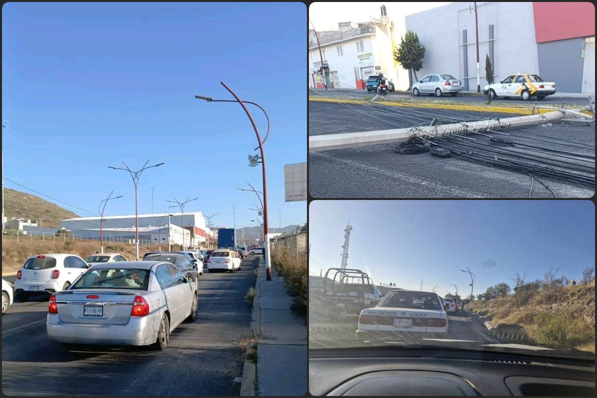 colapso-poste-provi ★ Pachuca VIVE