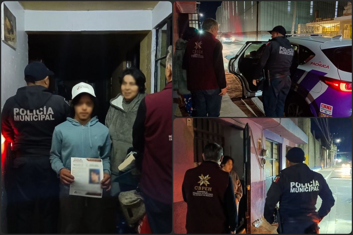 Con ayuda de taxista, rescatan en Pachuca a joven vulnerable reportado como desaparecido