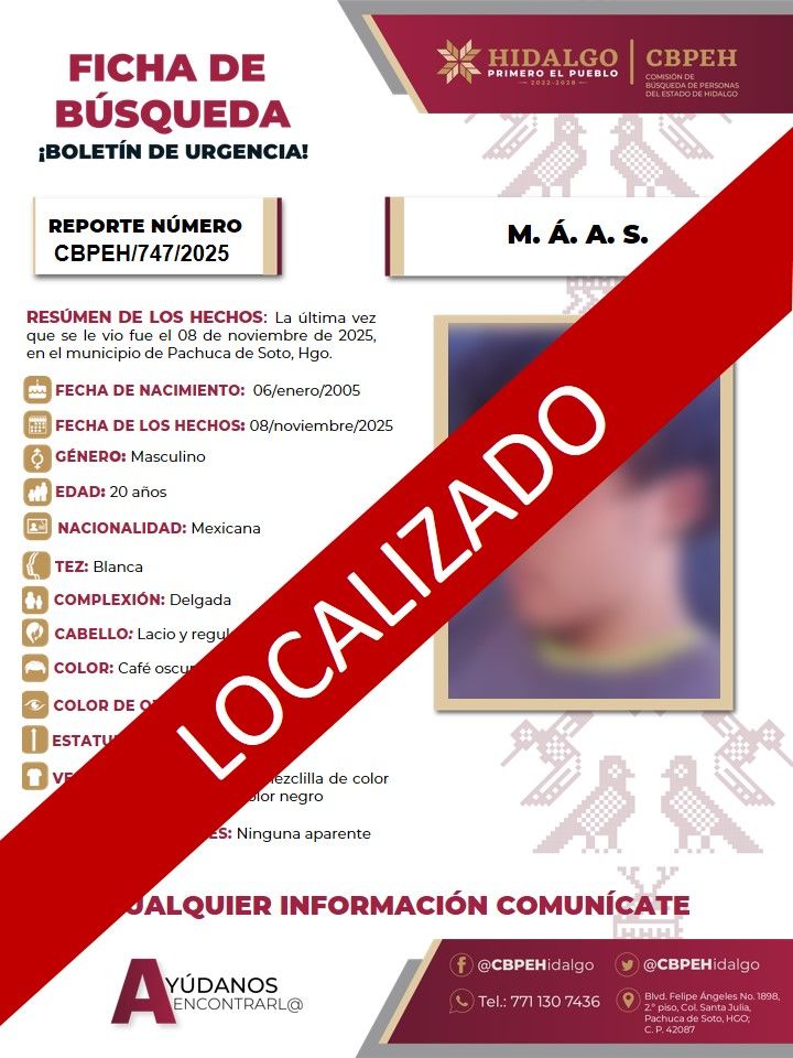 Con ayuda de taxista, rescatan en Pachuca a joven vulnerable reportado como desaparecido