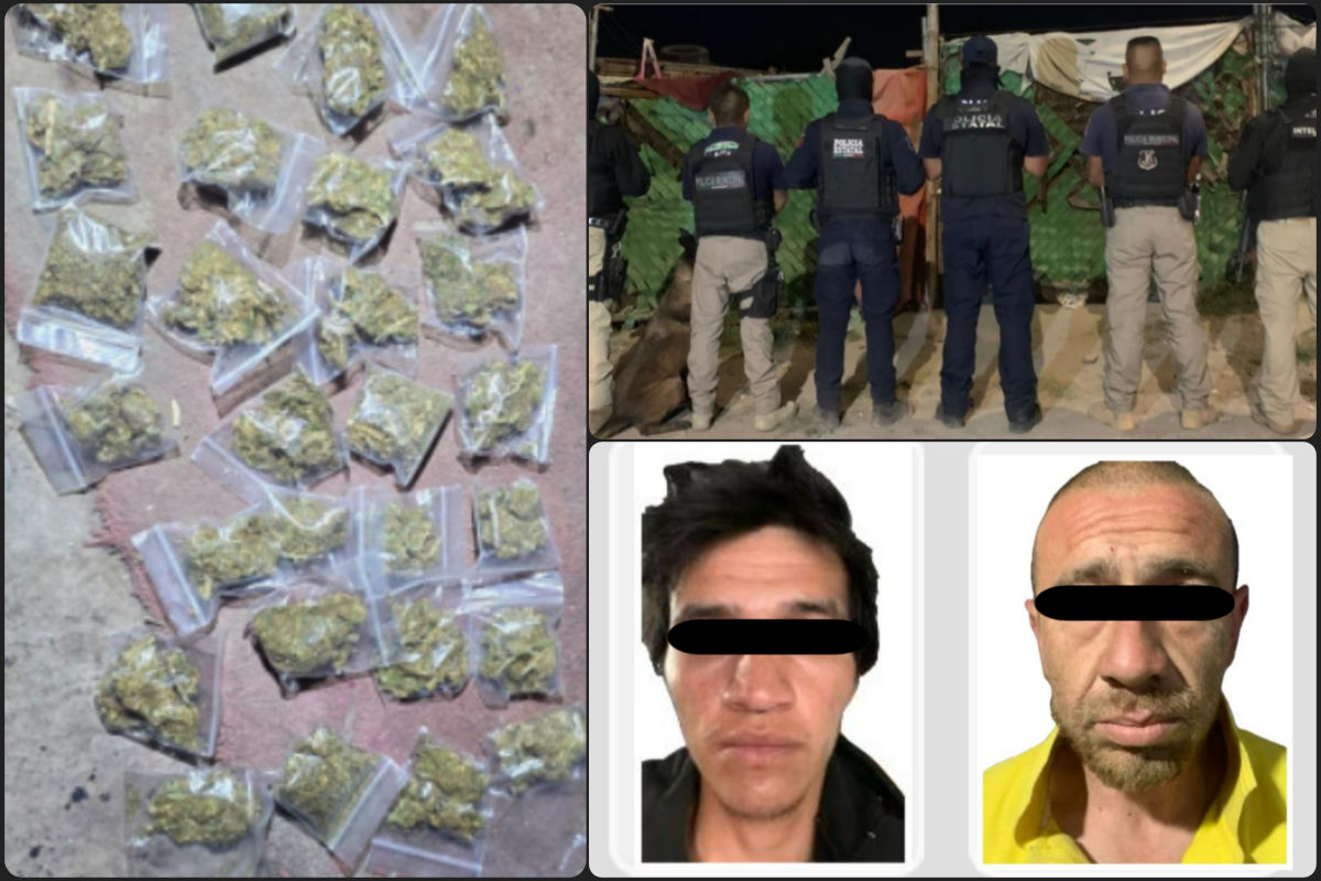 Golpe al narcomenudeo en Mineral de la Reforma