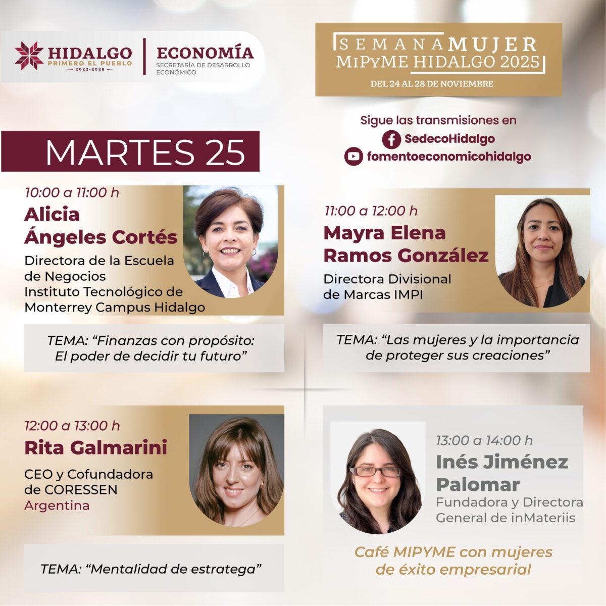 Semana de la Mujer Mipyme 2025: llega el encuentro digital para emprendedoras hidalguenses