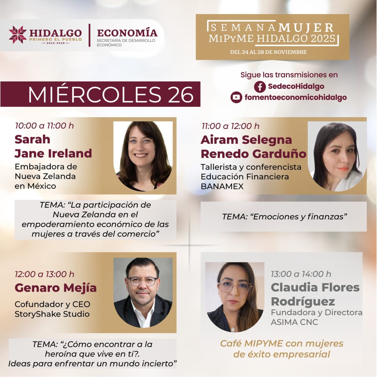 Semana de la Mujer Mipyme 2025: llega el encuentro digital para emprendedoras hidalguenses