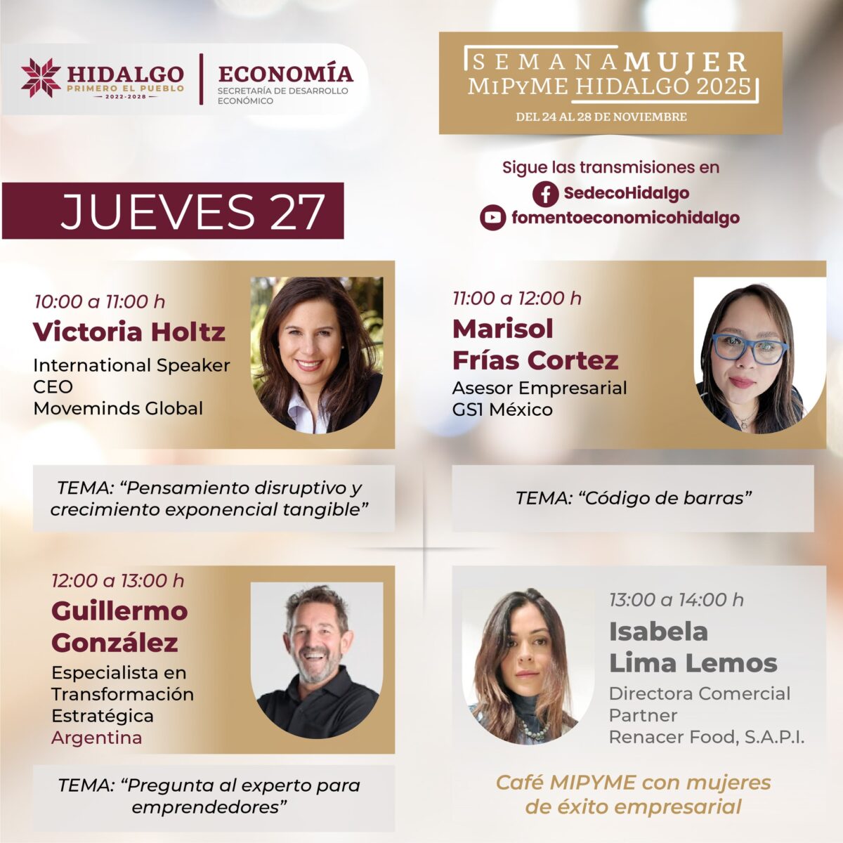 Semana de la Mujer Mipyme 2025: llega el encuentro digital para emprendedoras hidalguenses
