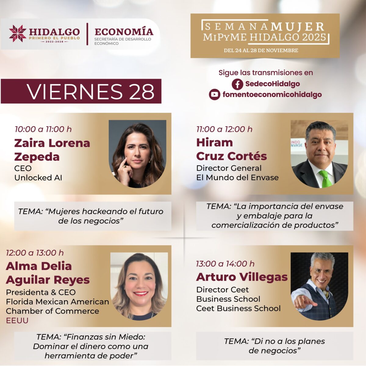 Semana de la Mujer Mipyme 2025: llega el encuentro digital para emprendedoras hidalguenses