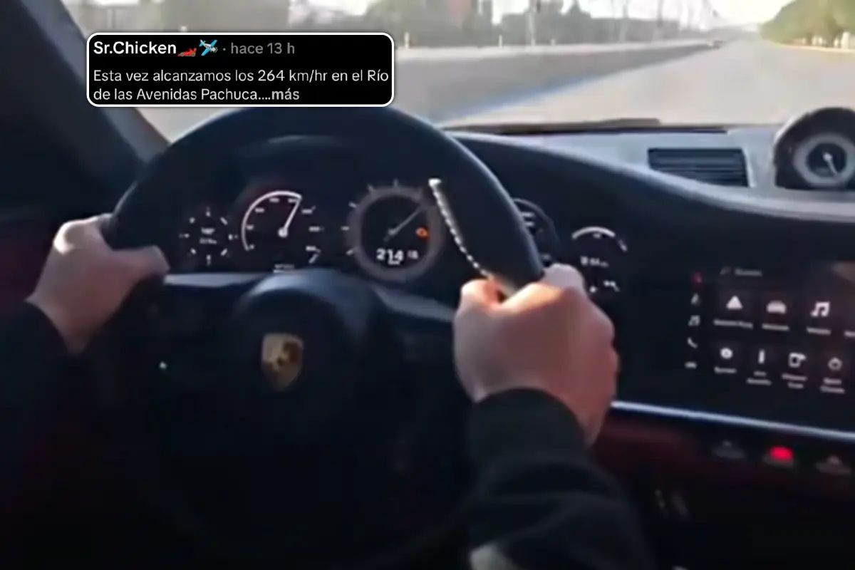 Sujeto presume conducir a más de 260 km/h en el Río de las Avenidas (video)
