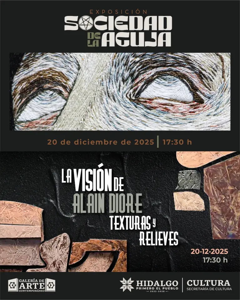 "Texturas y relieves": llega nueva exposición a la Galería de Arte Contemporáneo de Pachuca