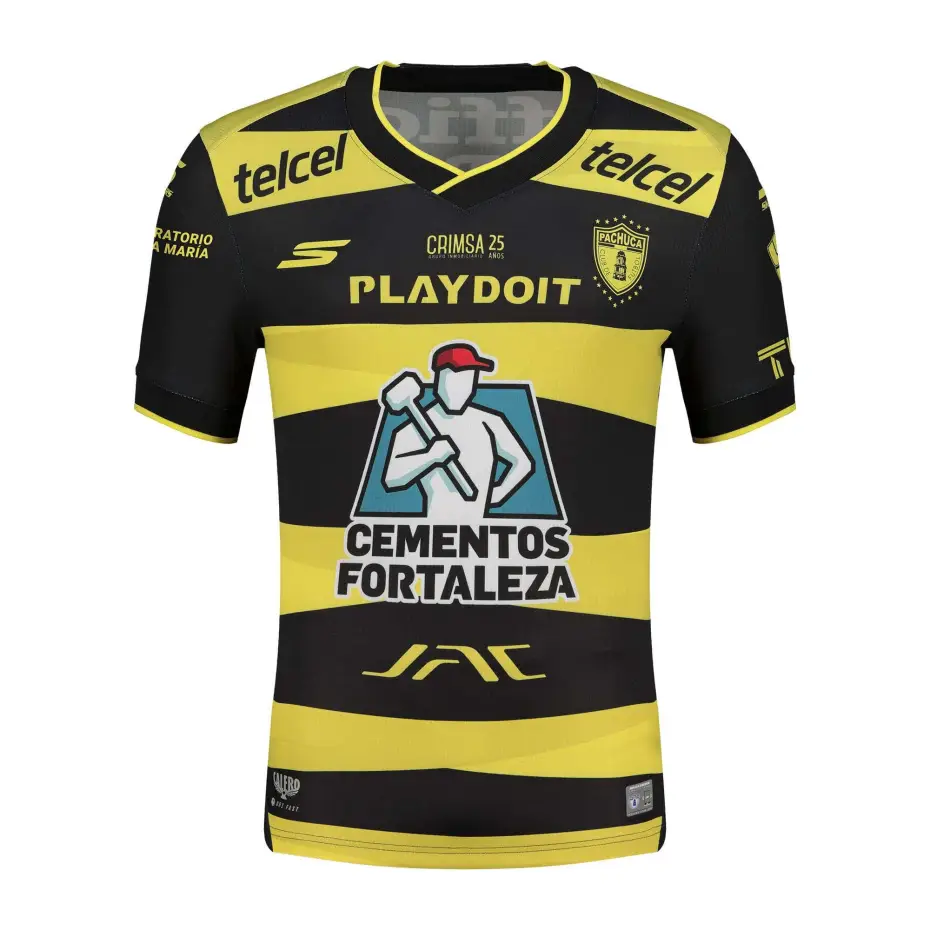 Diseño de Leyenda: Lanzan jersey edición especial de Pachuca en honor a Miguel Calero, a 13 años de su partida