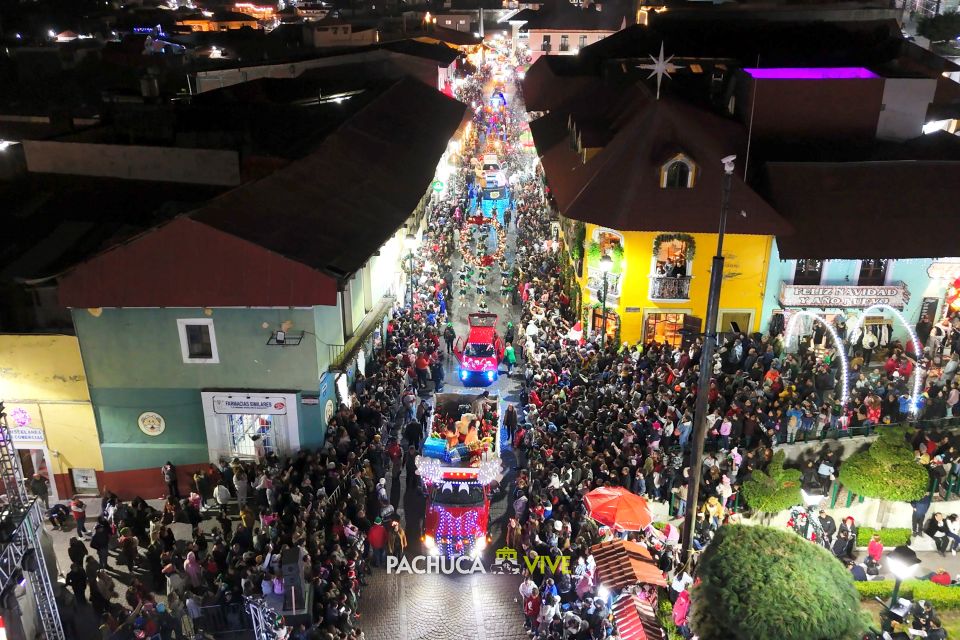 Encienden la Navidad en Real del Monte con la Villa Iluminada 2025 (galería)