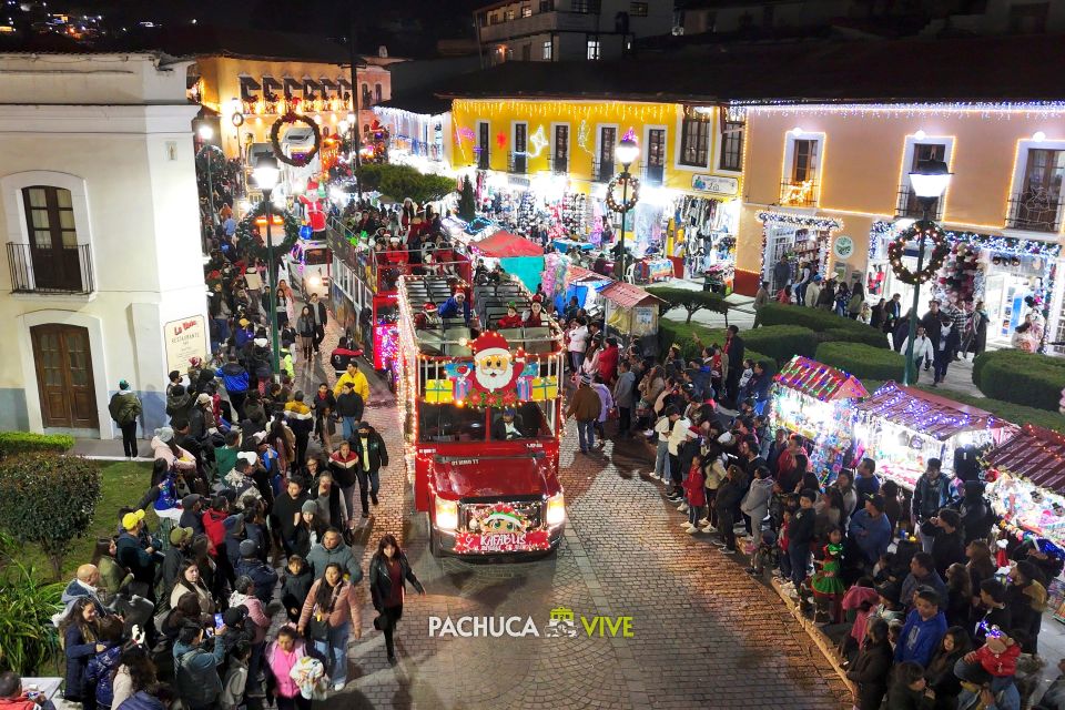 Encienden la Navidad en Real del Monte con la Villa Iluminada 2025 (galería)