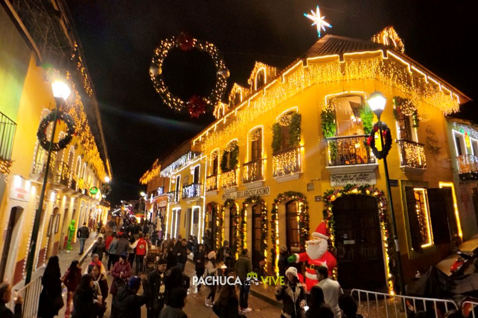 Encienden la Navidad en Real del Monte con la Villa Iluminada 2025 (galería)