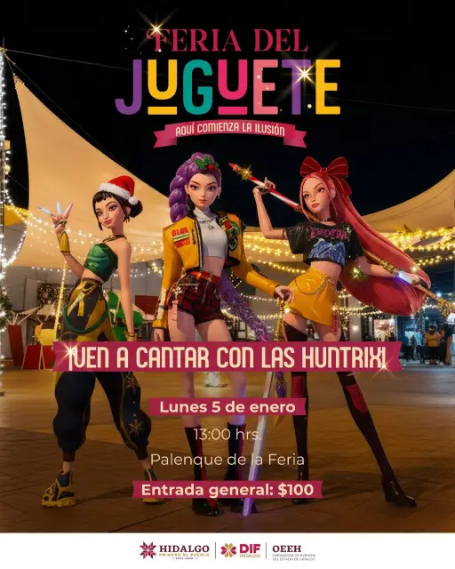 Este sábado arranca la Feria del Juguete 2026 en Pachuca; habrá diversas actividades