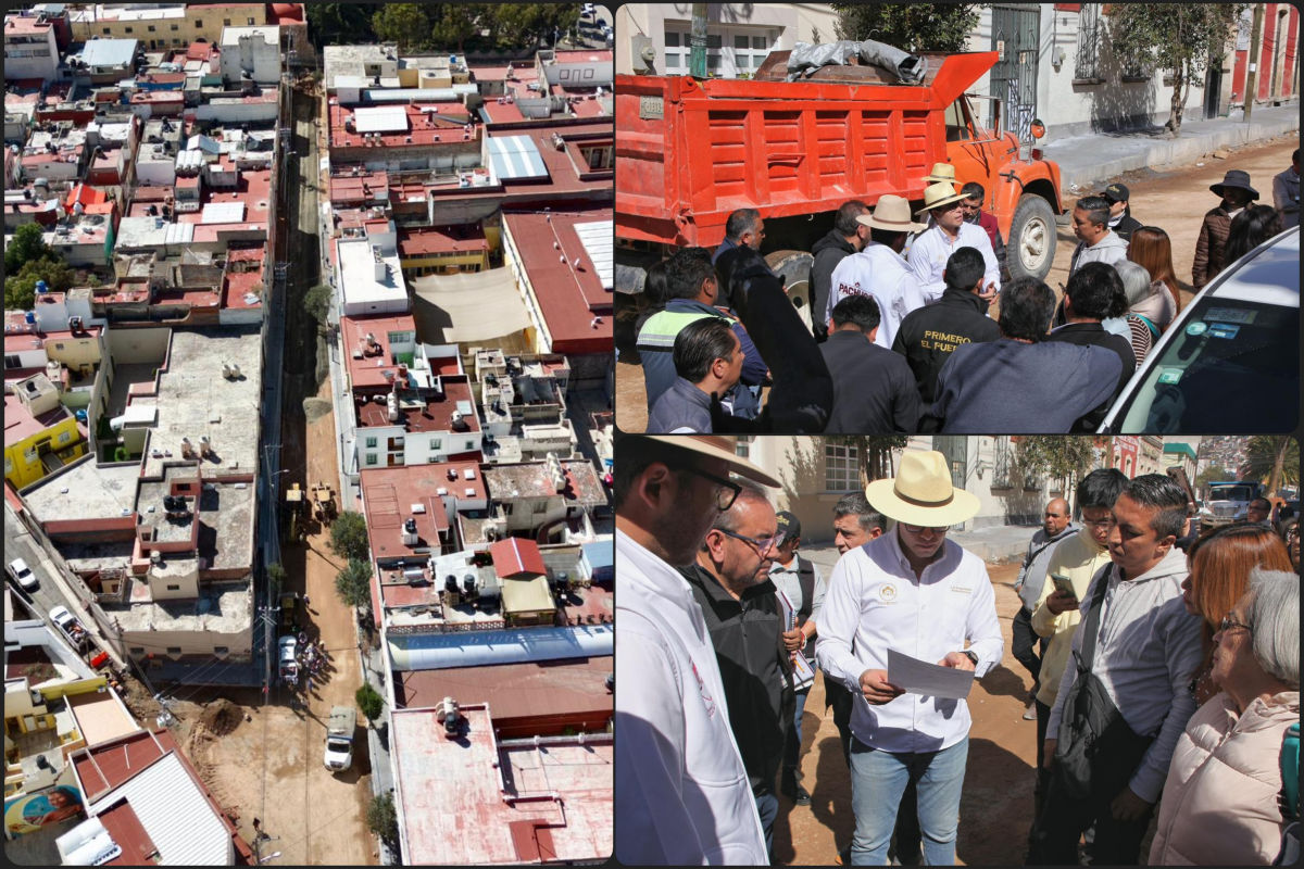 El 2 de febrero será concluida la rehabilitación de este tramo del centro de Pachuca