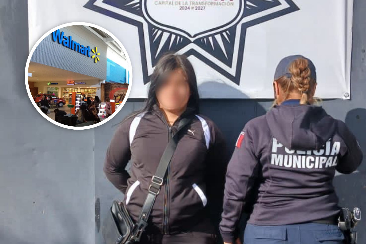 Joven 'olvidó' pagar botellas, ropa y hasta papitas en Walmart de Pachuca